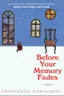 Before Your Memory Fades cover